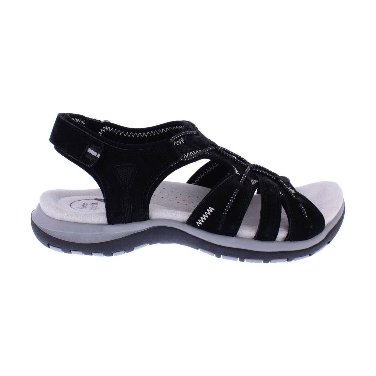 Earth Spirit Fairmont 2 Black Womens Walking Sandals 41055